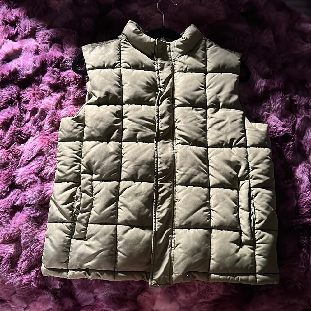 Sage Green Puffer Vest